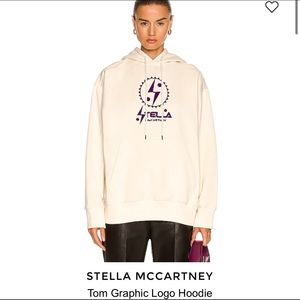 BRAND NEW STELLA MCARTNEY UNISEX TOM FLOCK HOODIE
